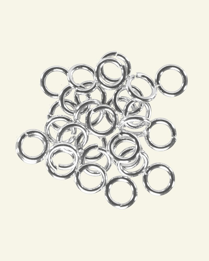 O-ring 10mm/6,5mm silver plated 30pcs 45741_pack
