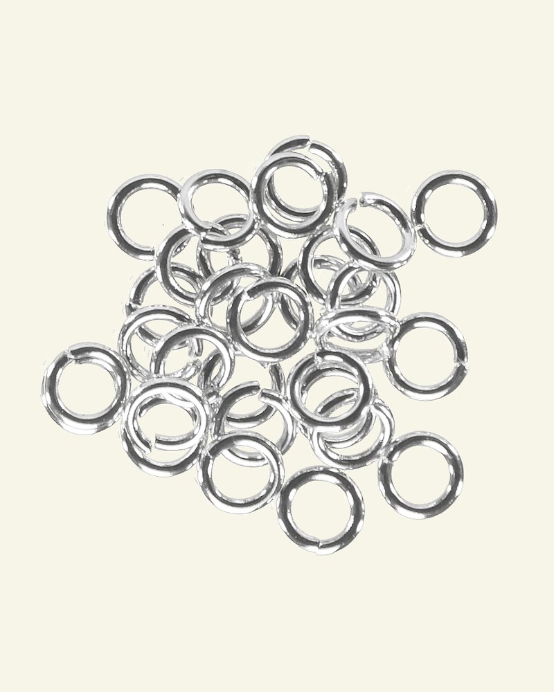 O-ring 10mm/6,5mm sølvfarget 30stk 45741_pack