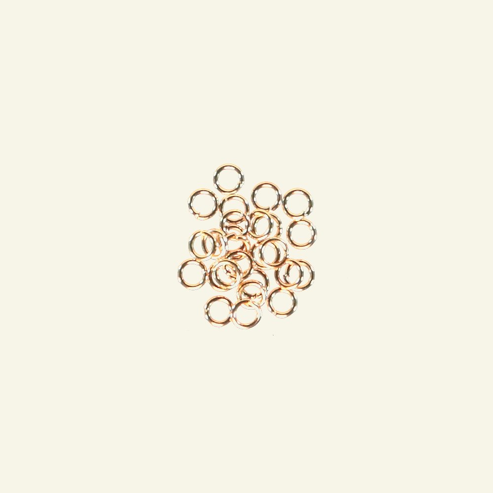 O-Ring, 4mm/2,5mm goldfarbig, 30 St. 45392_pack