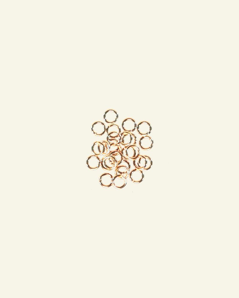 O-Ring, 4mm/2,5mm goldfarbig, 30 St. 45392_pack