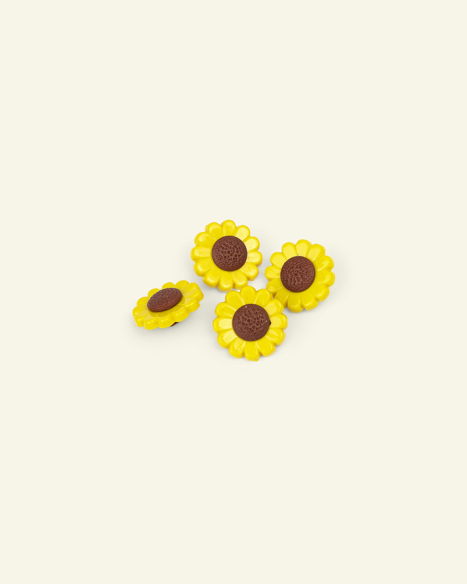 Øyeknapp blomst 18mm gul 4stk 33297_pack