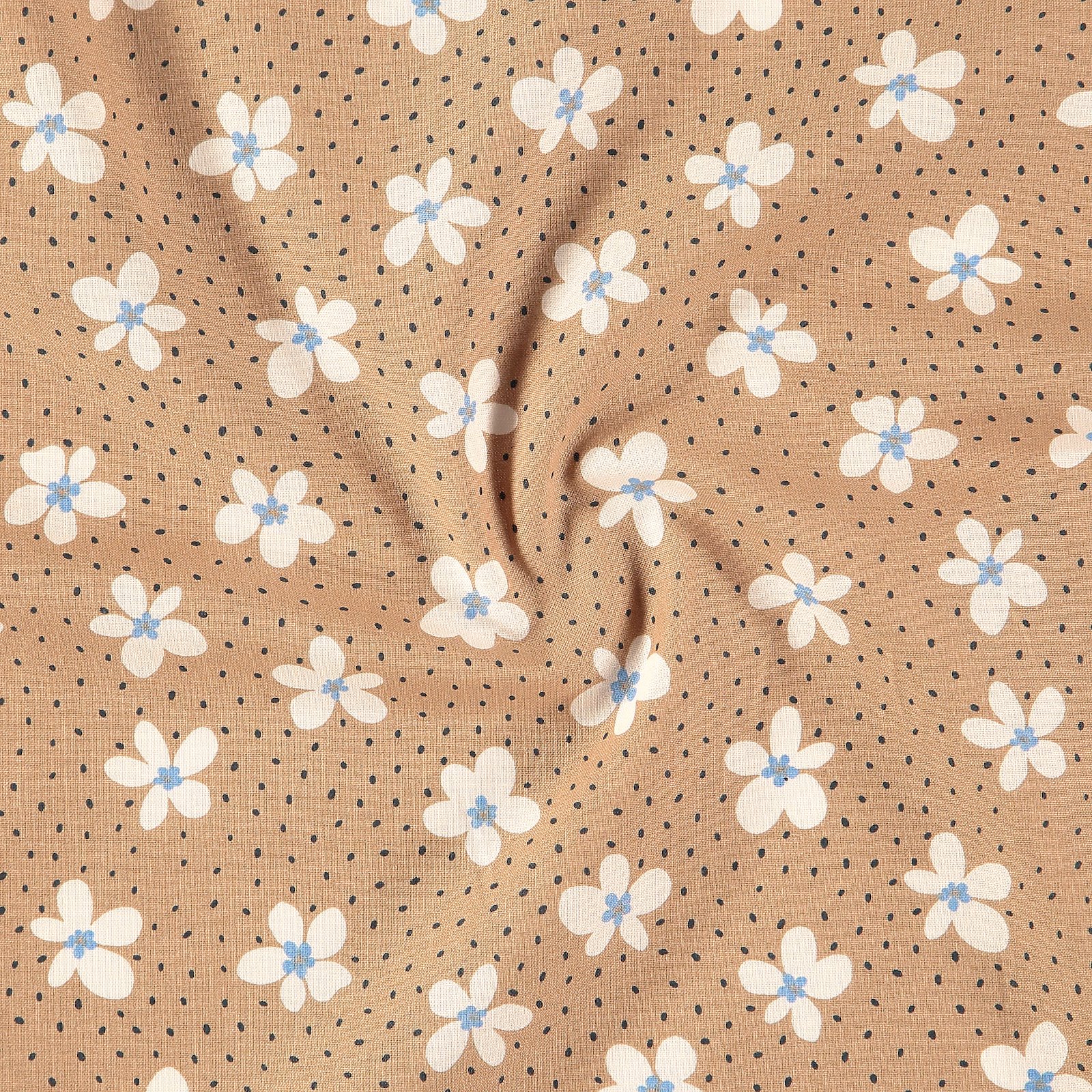 Organic cotton beige with flowers 780675_pack