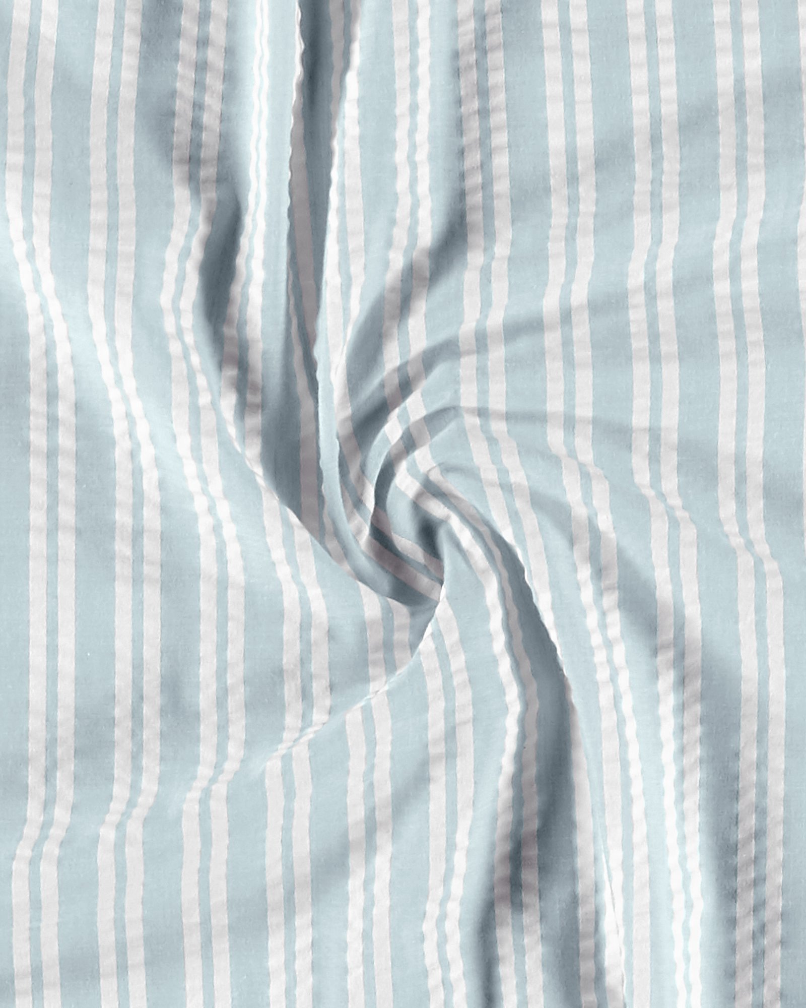 Organic seersucker blue/white YD stripe 580127_pack