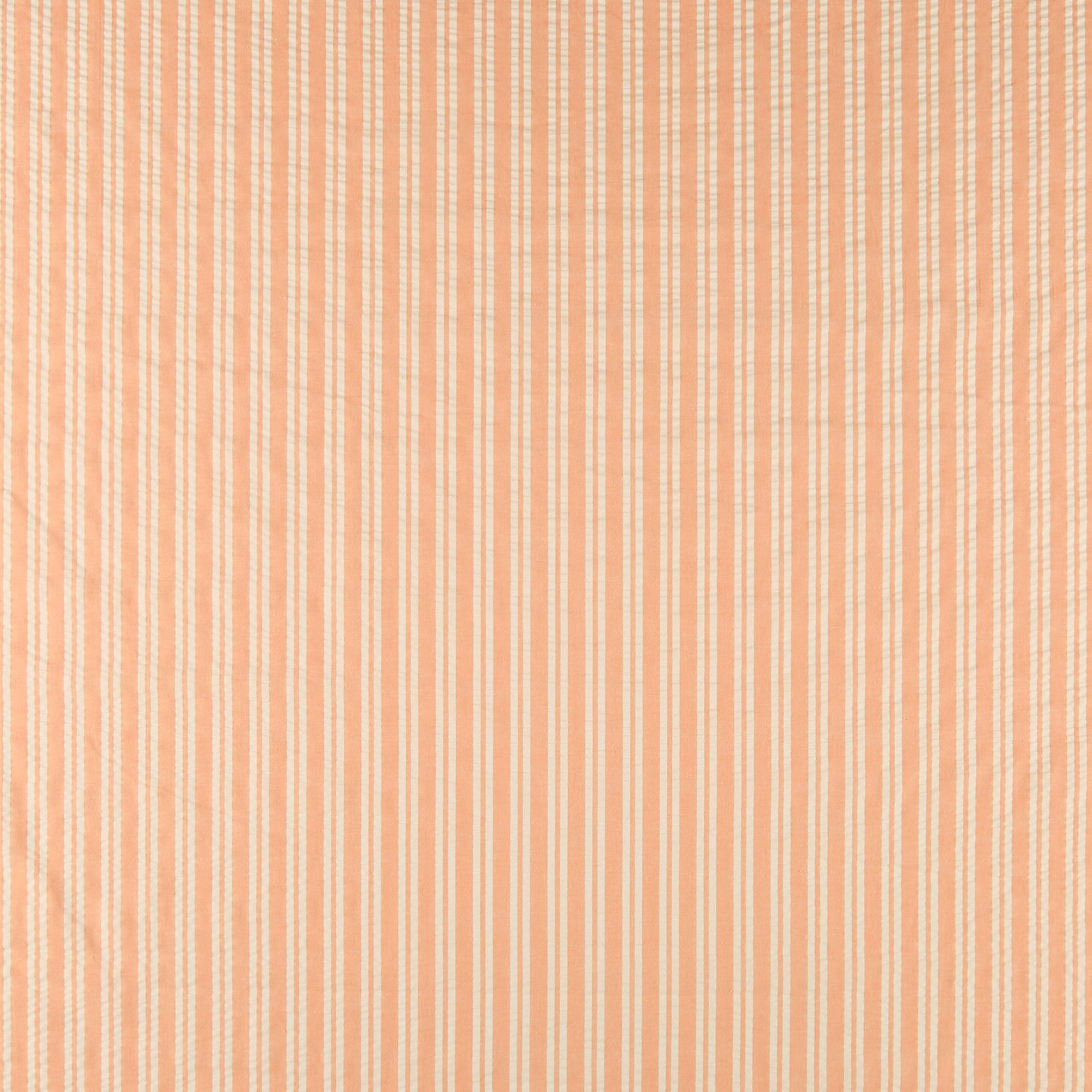Organic seersucker peach/white YD stripe 580135_pack_solid