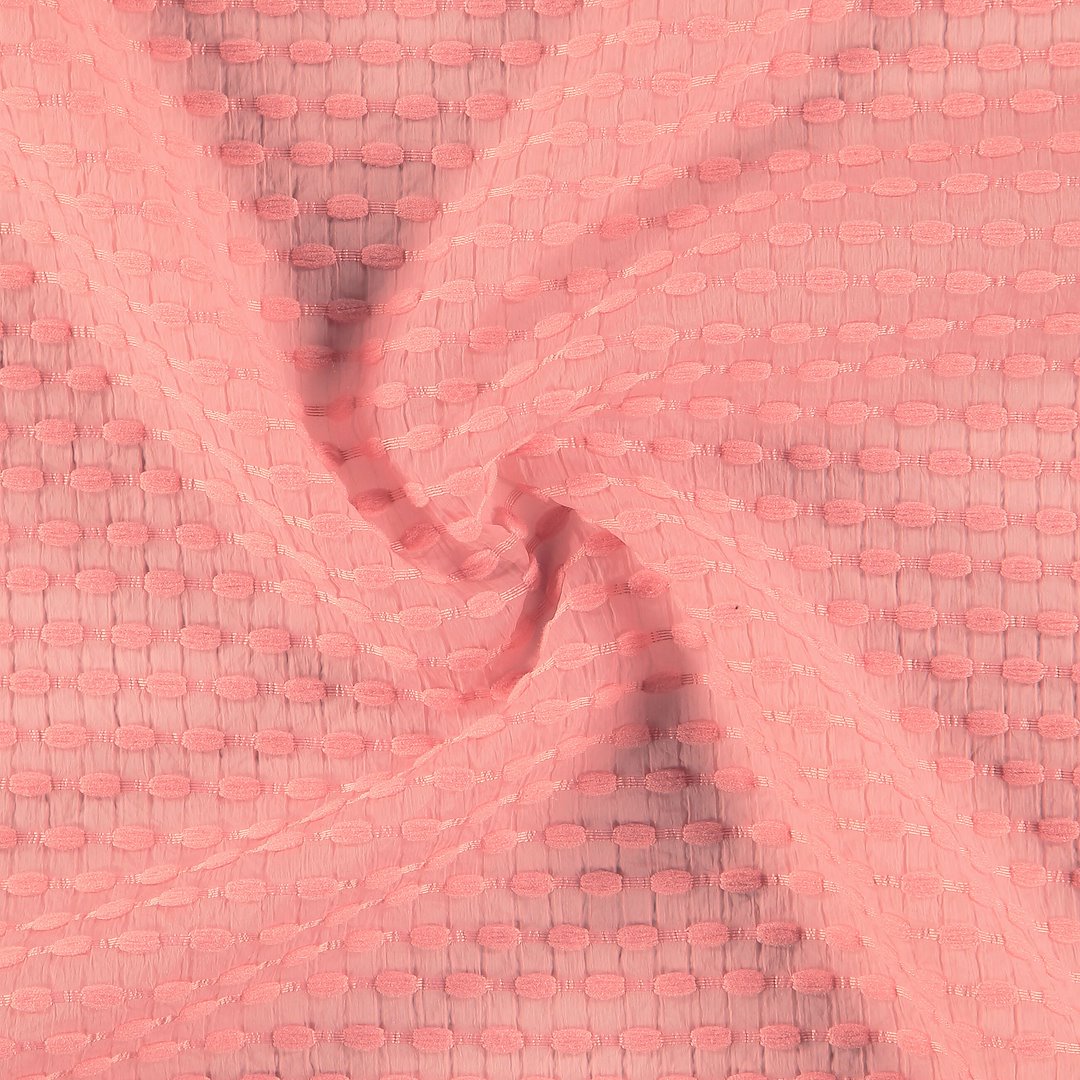 Billede af Organza pink med struktur linier
