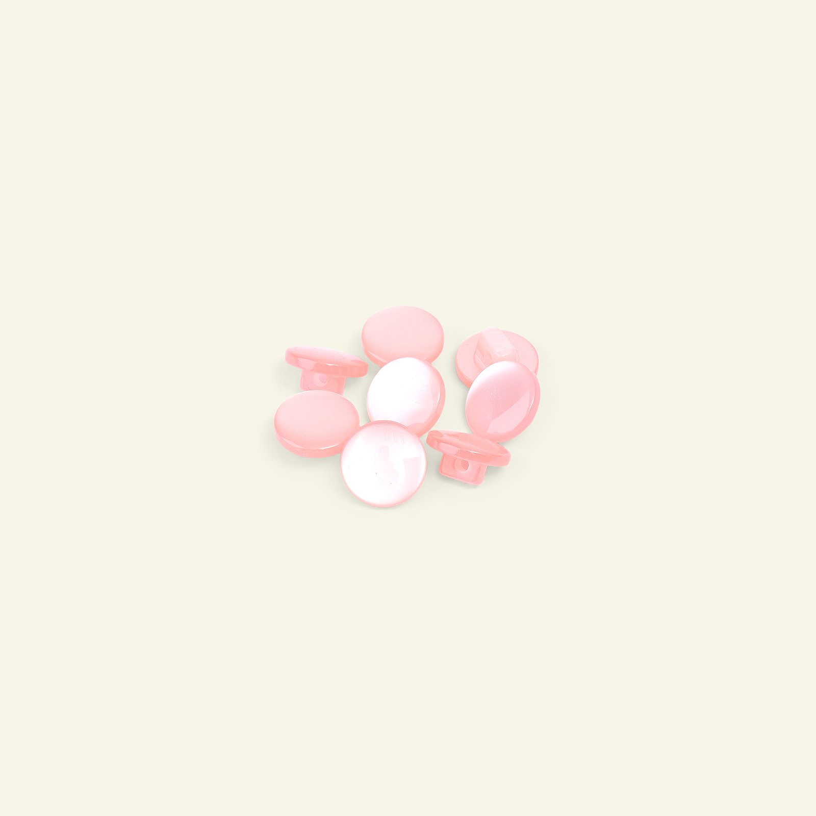 Ösenknopf, 12mm Pink glänzend, 8 St. 33333_pack