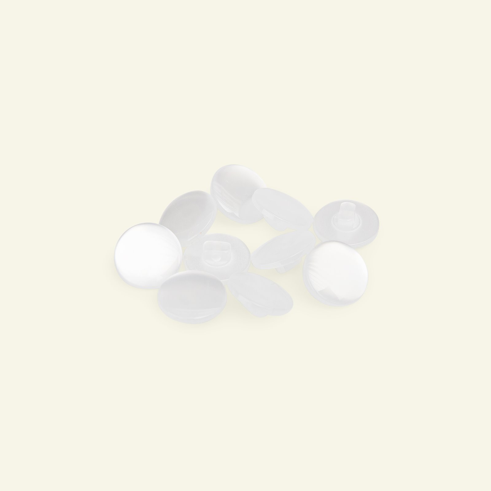 Ösenknopf Perlmutt, 15mm Weiß, 10St. 33477_pack