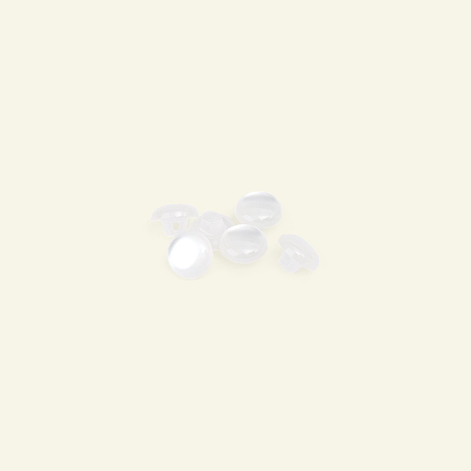 Ösenknopf perlmuttfarben 12mm weiß 6Stk. 33003_pack