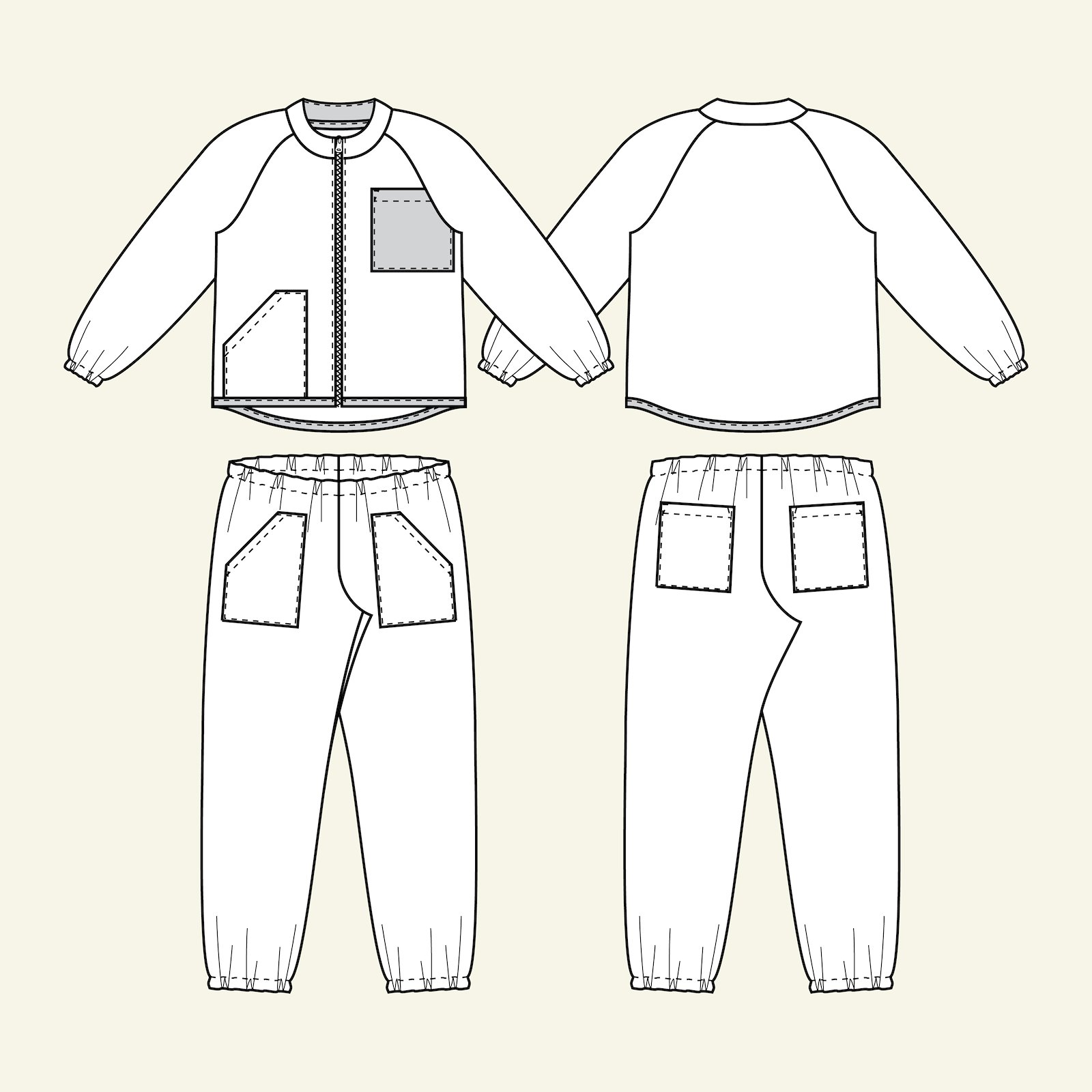 Overall set, 104/4y p66013_pack