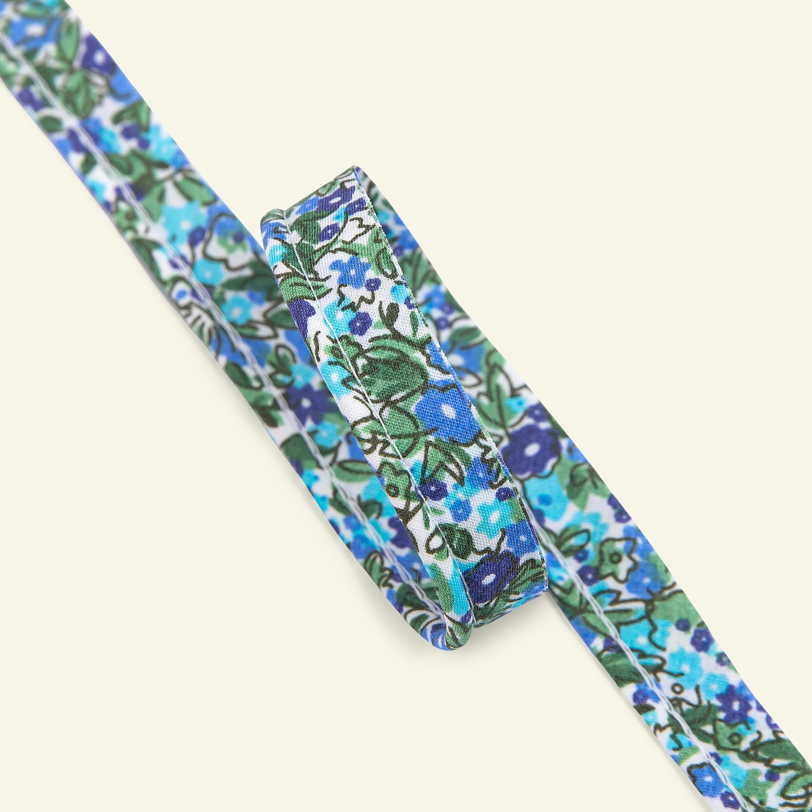 Passpoalband 4mm blommor blå/vit/grön 3m 71310_pack