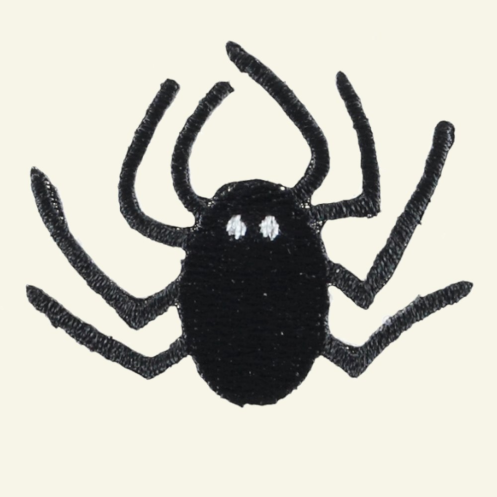 Patch 45x35mm black spider 23610_pack