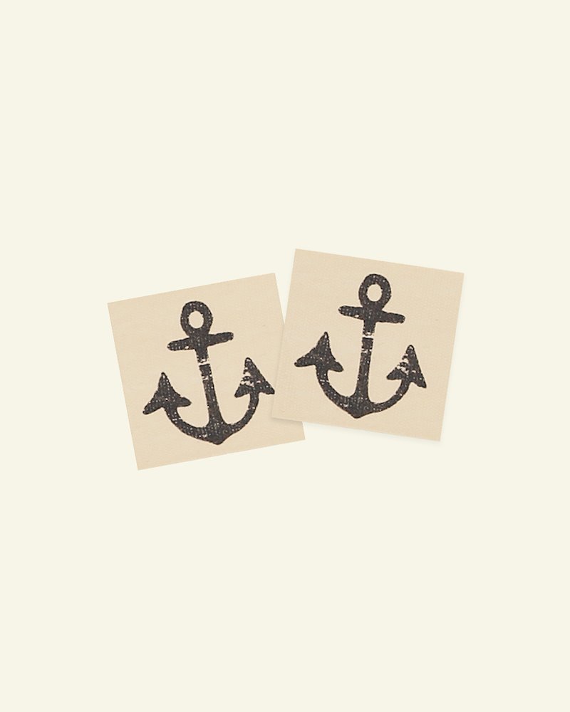 Patch anchor 25x25mm nature 2pcs 23899_pack