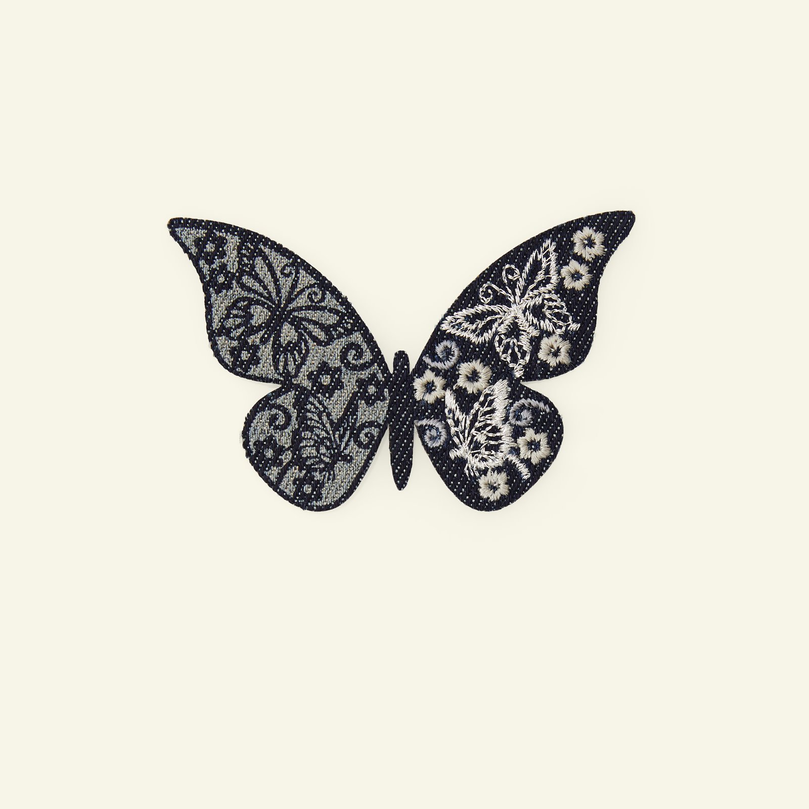 Patch butterfly 80x50mm black 24980_pack