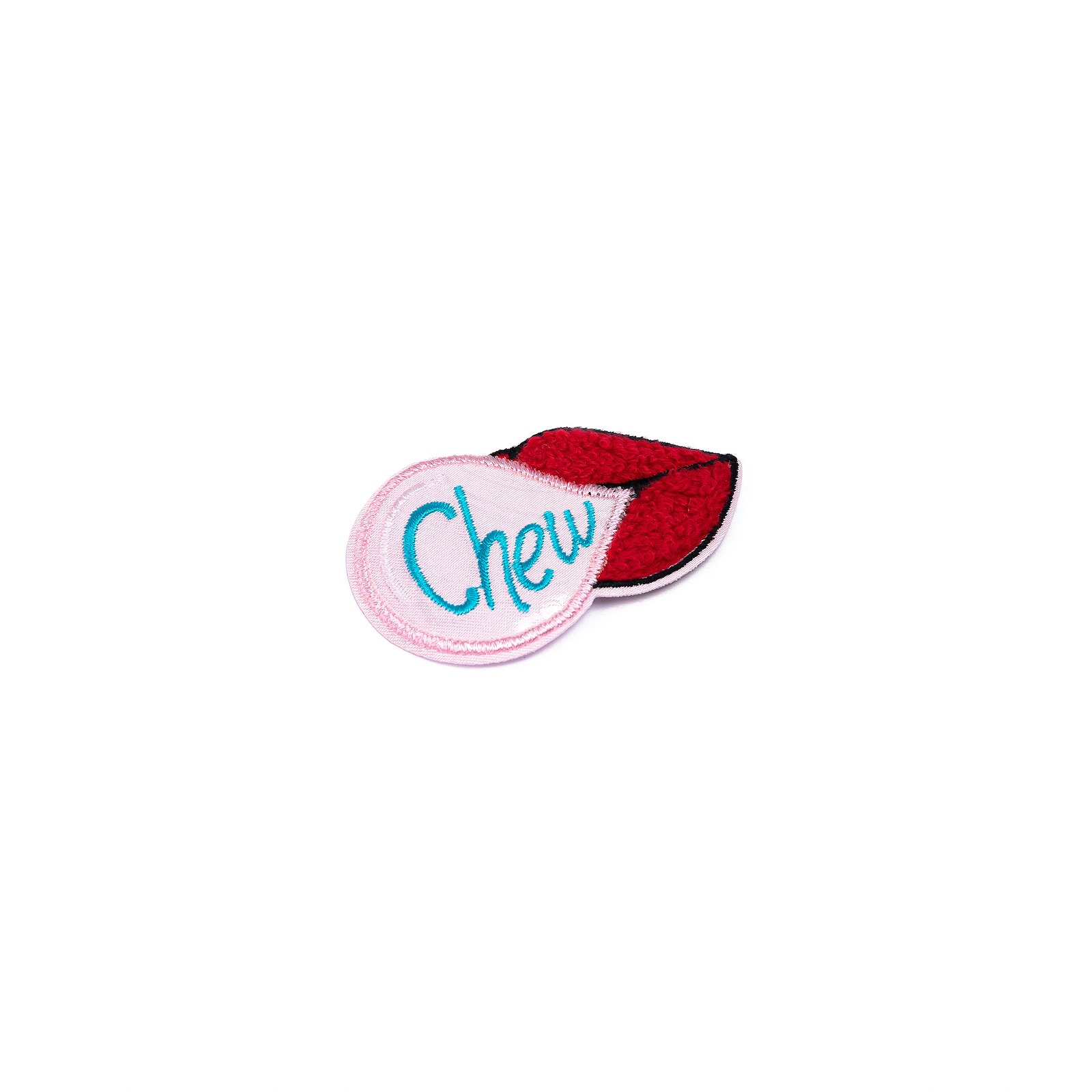Patch CHEW 64x38mm red/rose 1pc 24808_pack