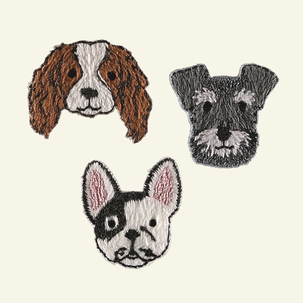 Patch dogs 28-32mm 3pcs 26336_pack