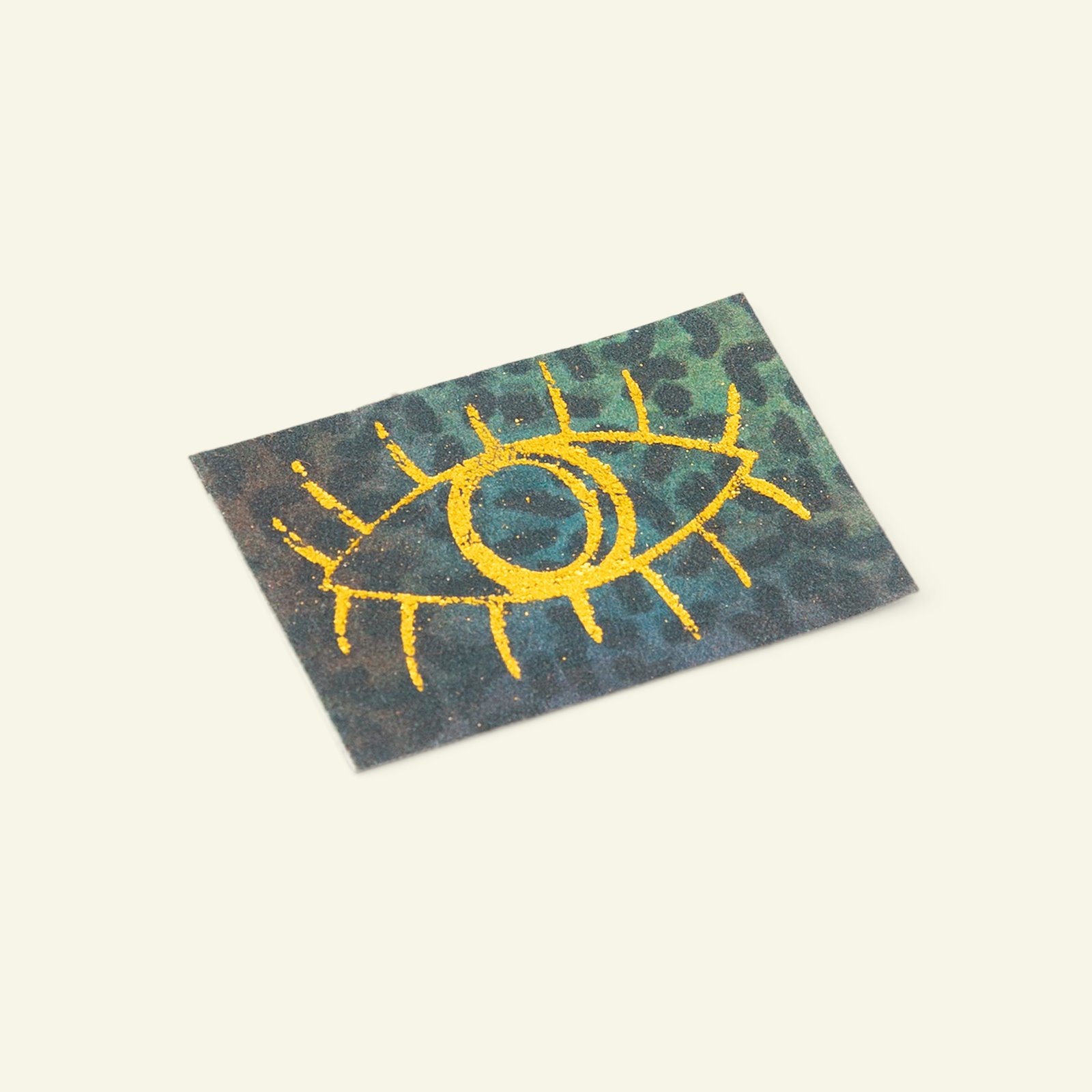 Patch eye 45x30mm green/blue/gold 1pc 24817_pack