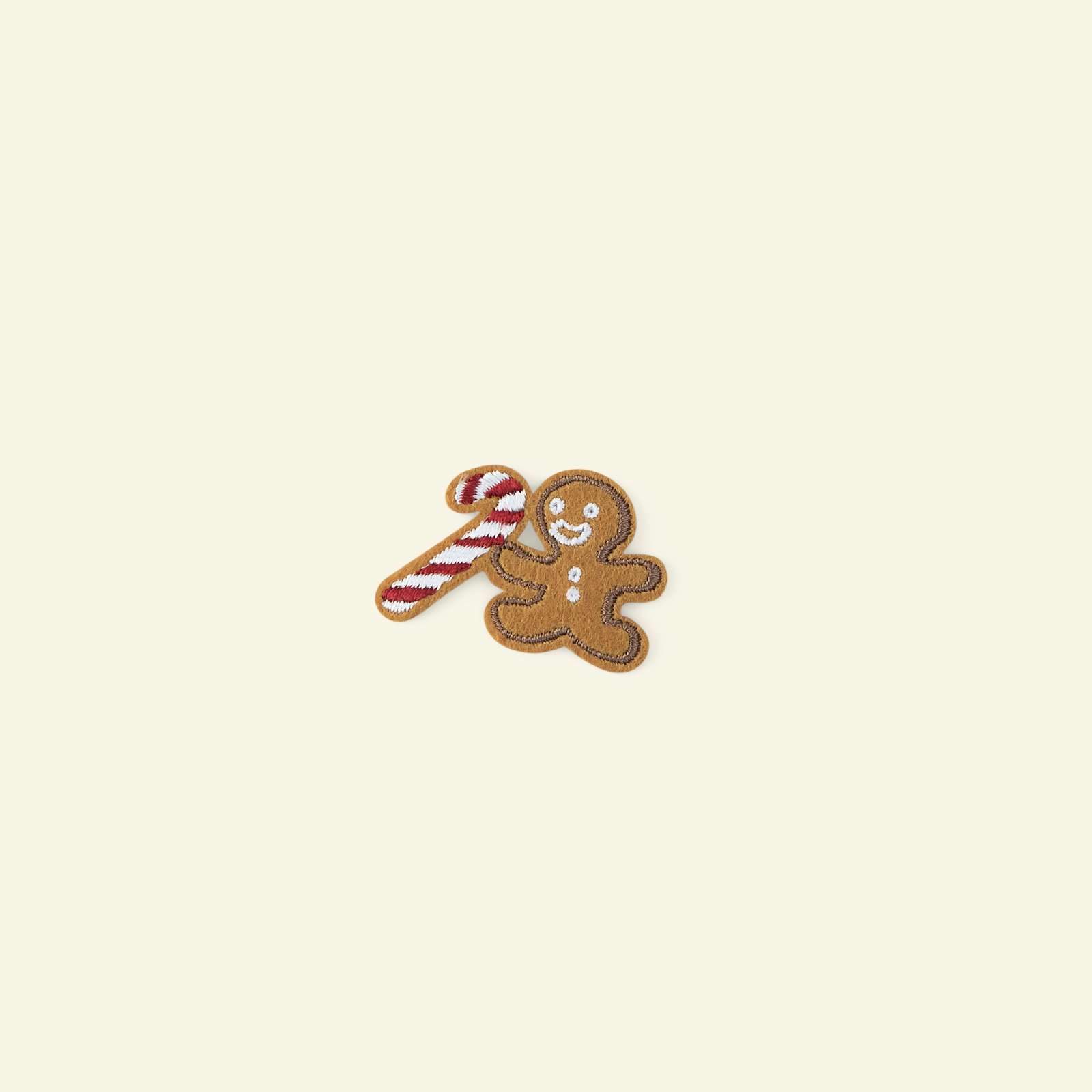 Patch gingerbread 22x38mm brown 24956_pack