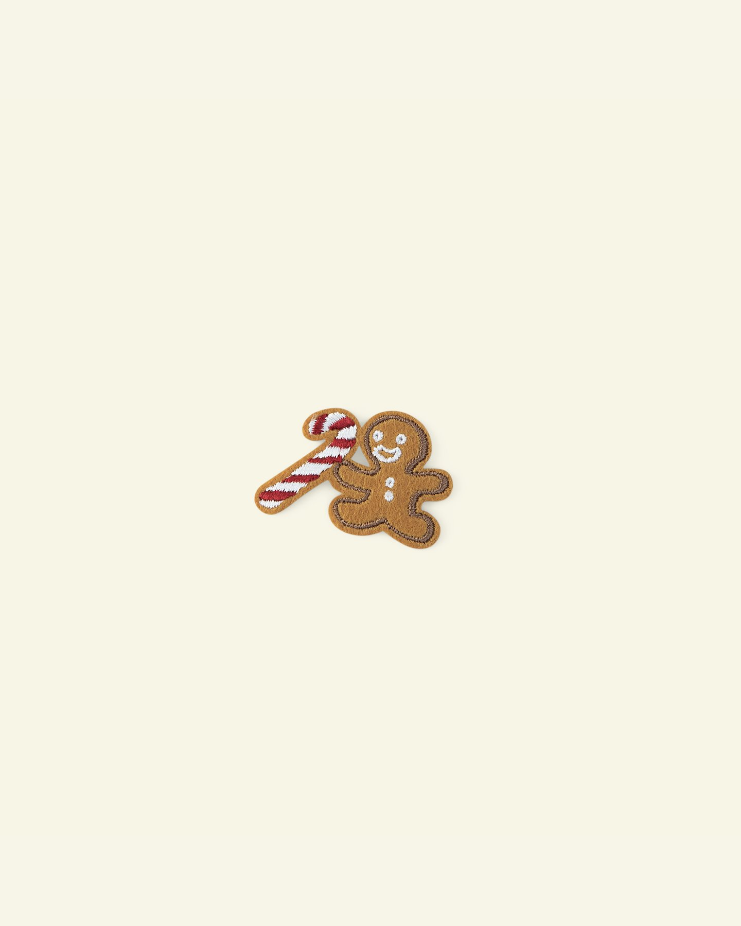 Patch gingerbread 22x38mm brown 24956_pack