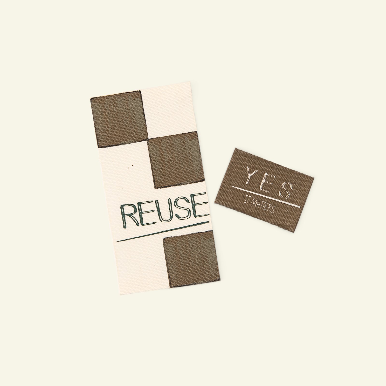 Patch kit REUSE/YES brown 2pcs 24847_pack