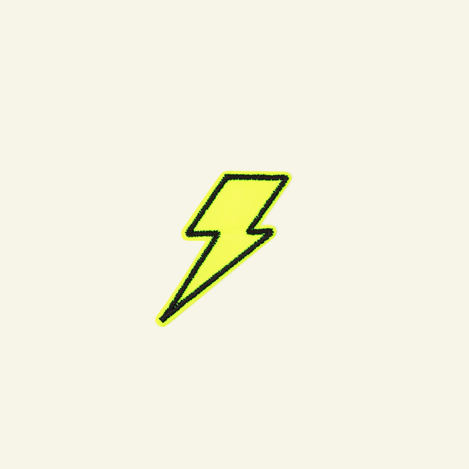 Patch lightning 25x65mm neon yellow 1pc 24816_pack