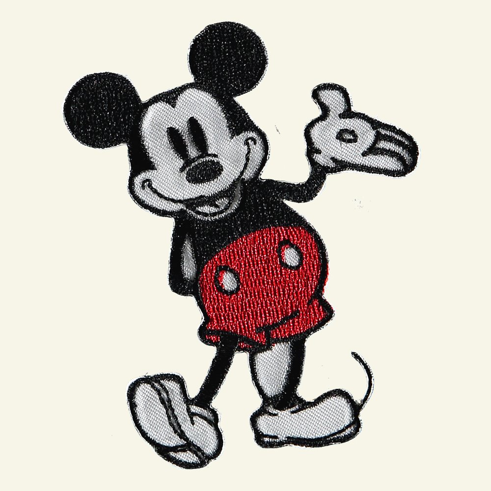 Patch Mickey Mouse 80x62mm 1pc 24704_pack