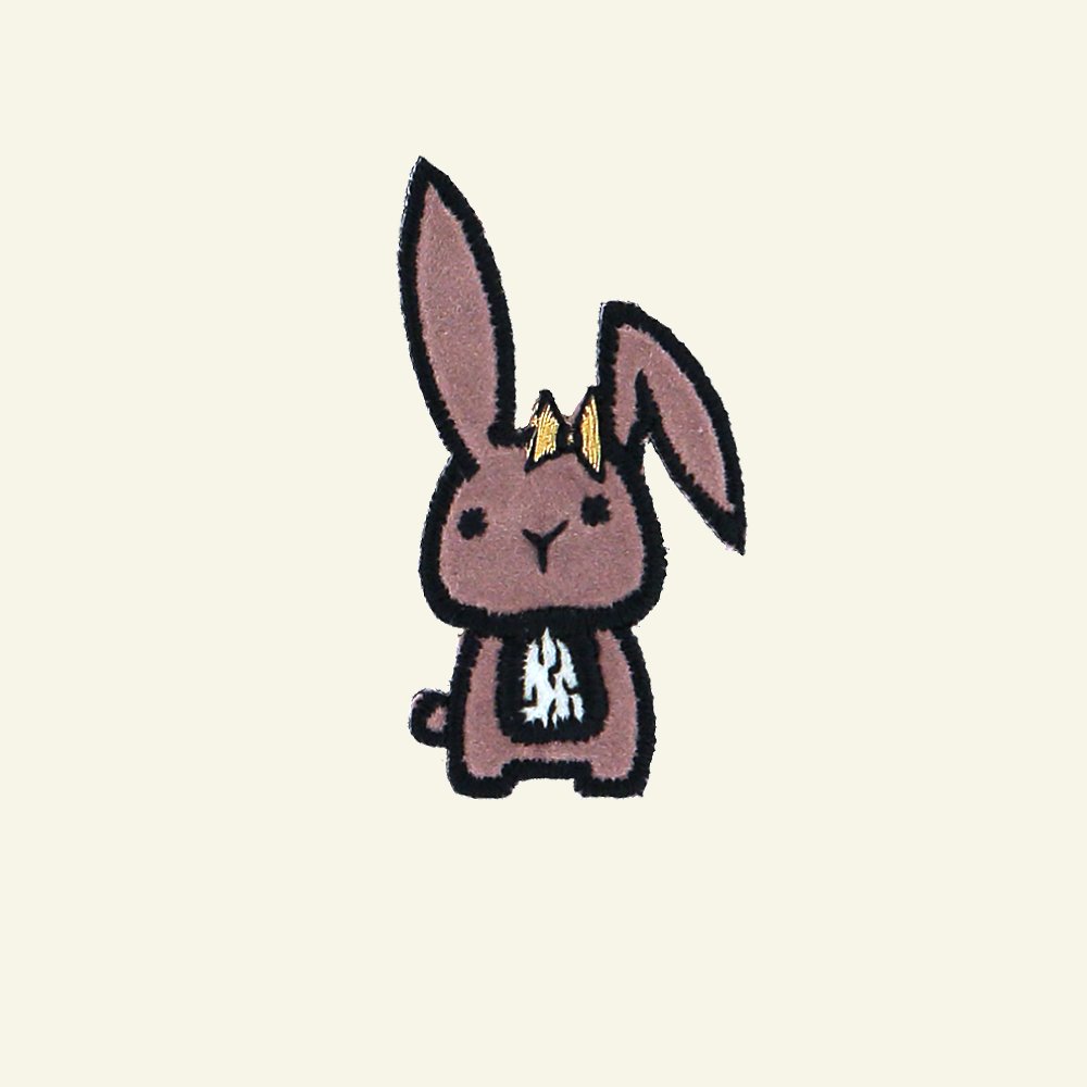 Buy Cartoon Cute Rabbit Iron Patches For Clothing Embroidery Hot