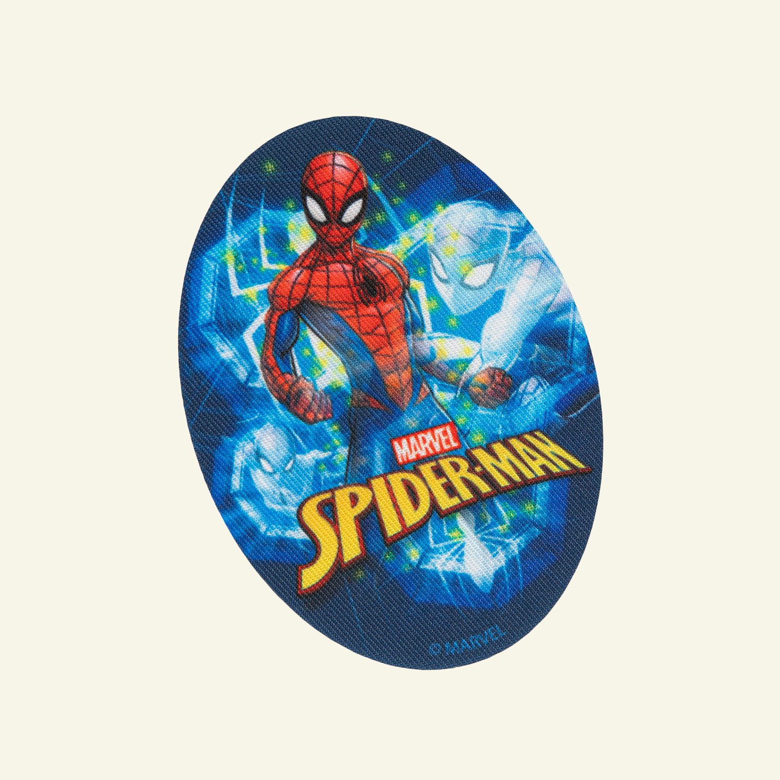 Patch Spiderman 110x80mm blue/red 1pcs | Selfmade® (Stoff & Stil)