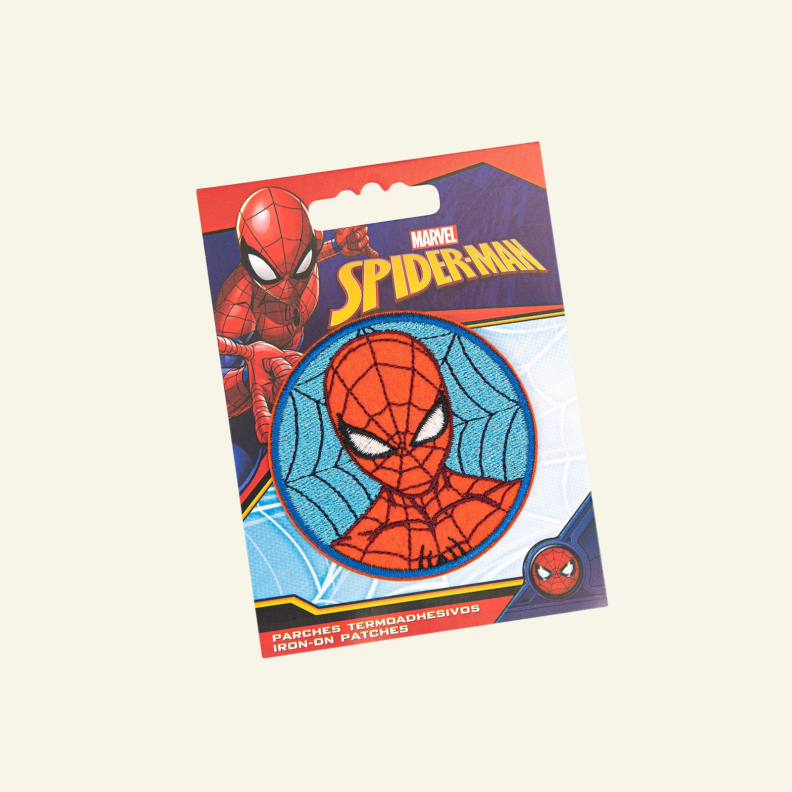 Patch Spiderman 65mm red/blue 1pcs