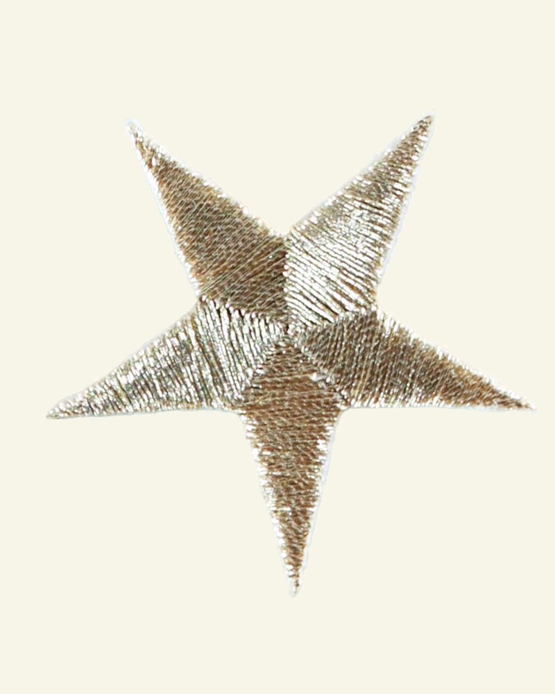 Patch star 4,5 x 4,5 cm gold col. 1pcs 23551_pack
