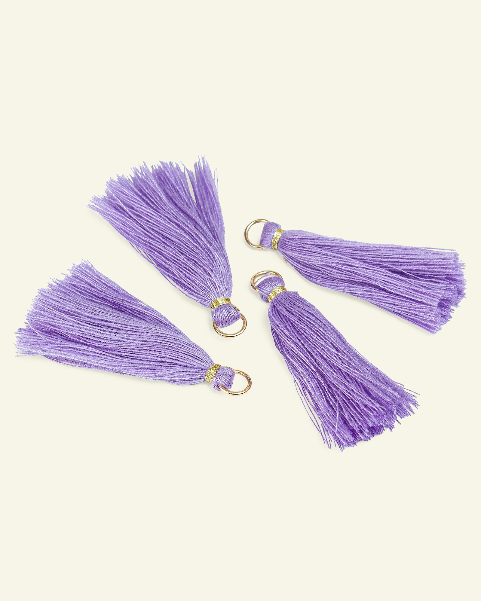 Pendant tassels 4,5cm light purple 4pcs 96260_pack
