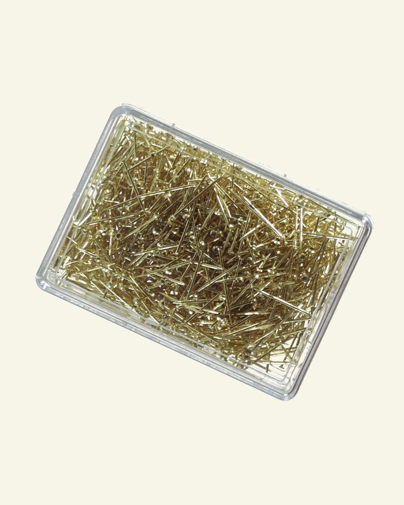 Pins 15mm x 0.65mm in box gold 50g 46532_pack