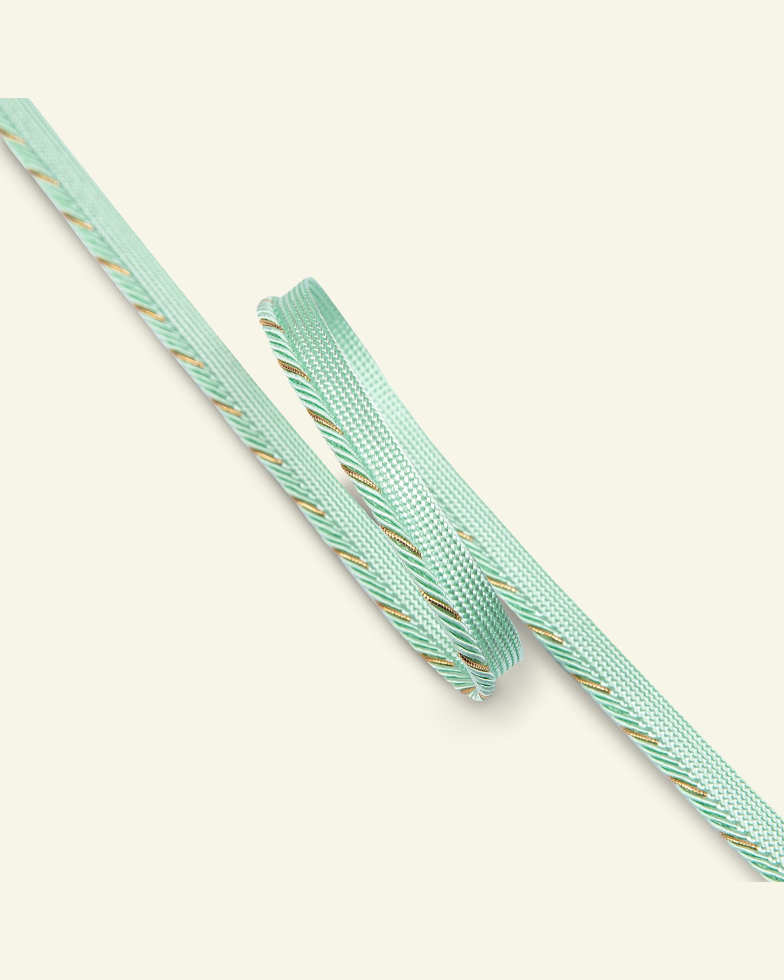 Piping 3mm mint/gold lurex 3m 71154_pack