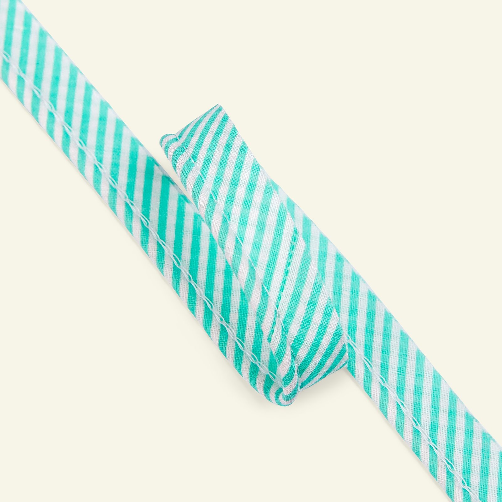 Piping 4mm 2mm stripes mint/white 3m 71308_pack