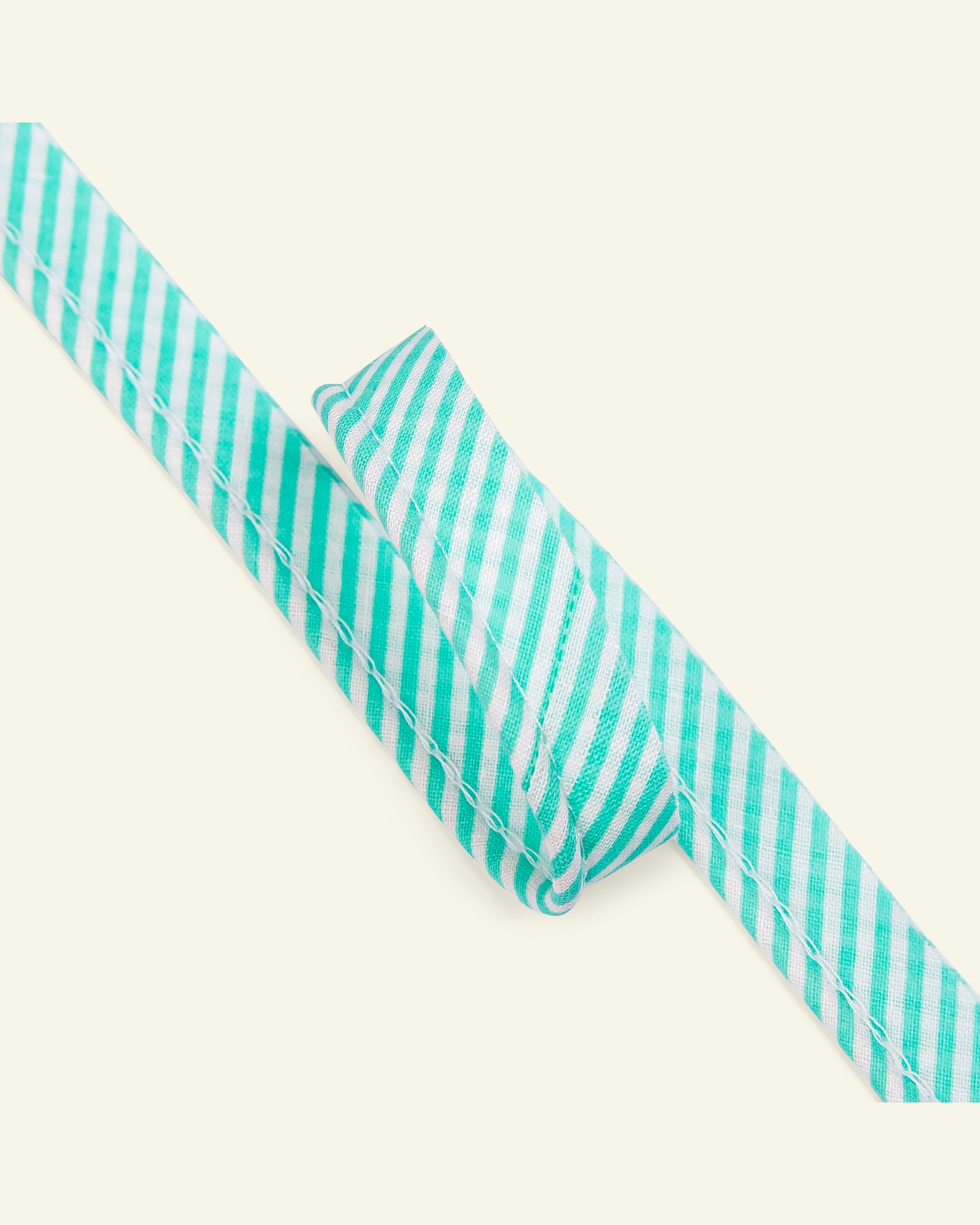 Piping 4mm 2mm stripes mint/white 3m 71308_pack