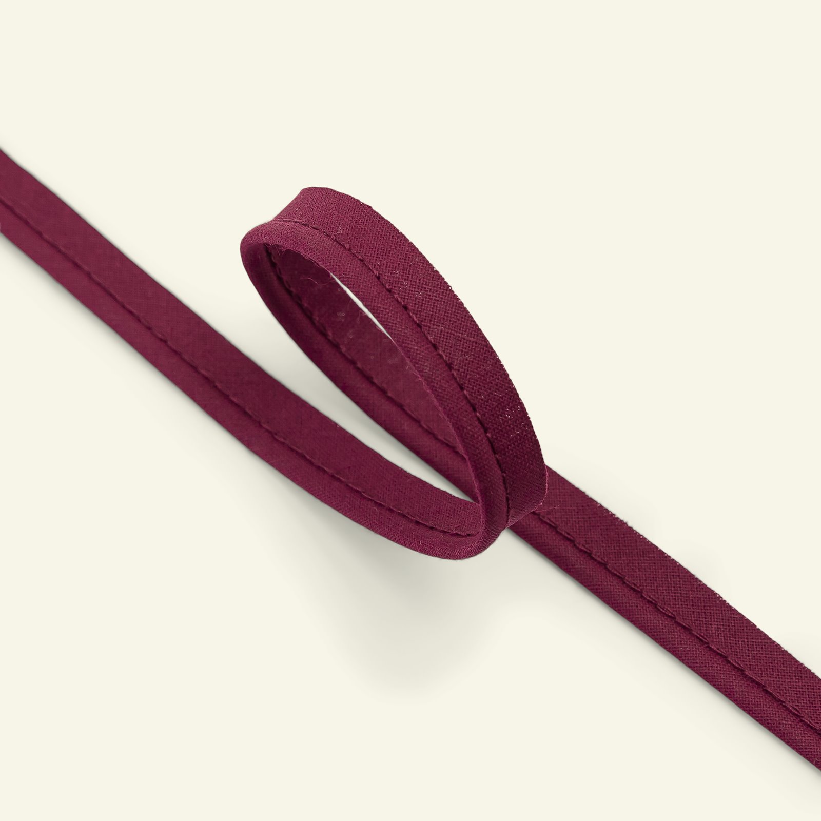 Piping ribbon cotton 4mm bordeaux 5m 71014_pack