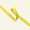 Piping ribbon cotton 4mm bright yellow 5