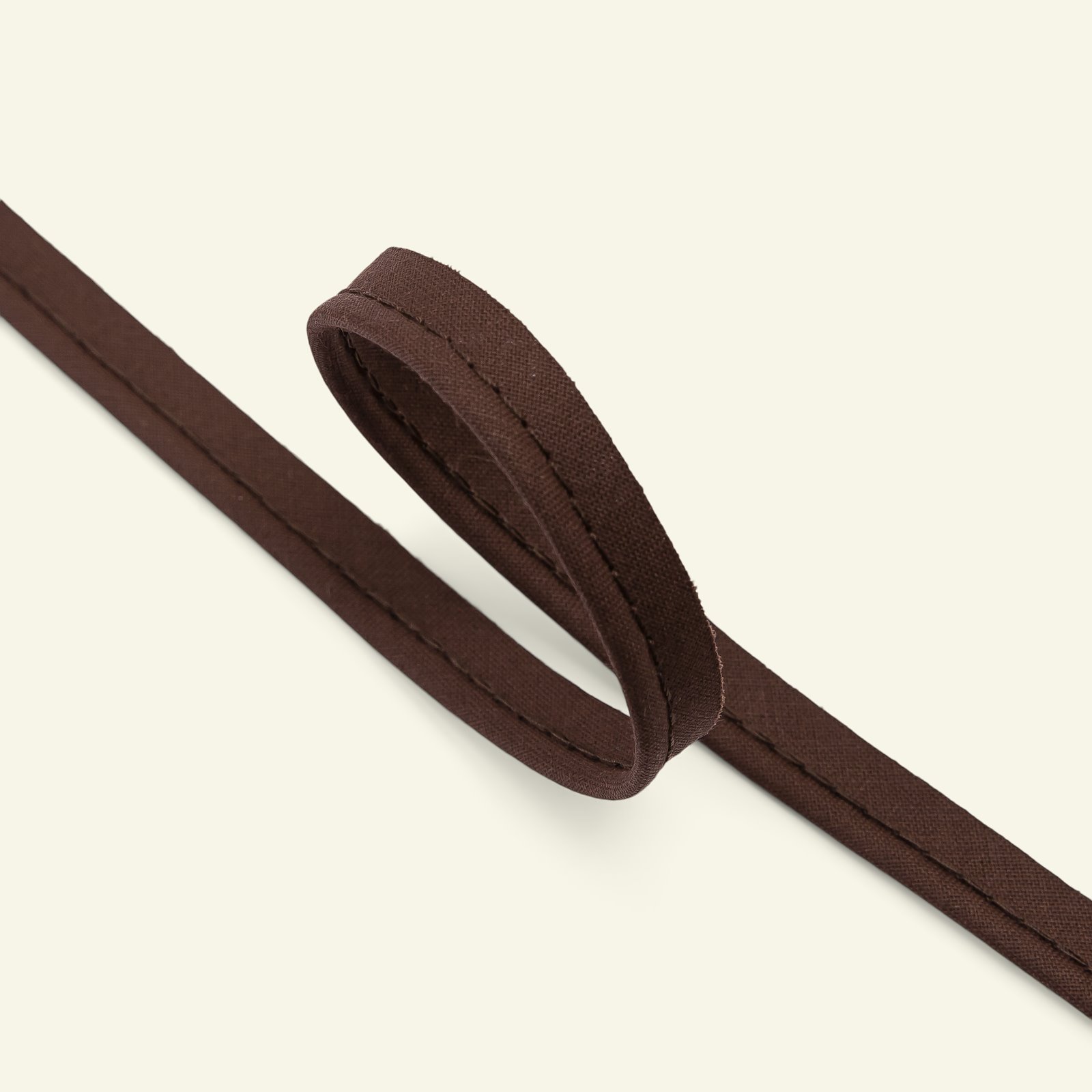 Piping ribbon cotton 4mm brown 5m 71037_pack