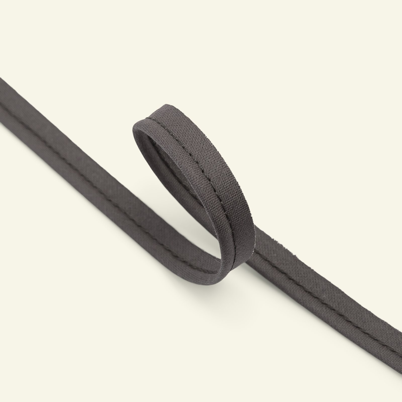 Piping ribbon cotton 4mm dark grey 5m 71041_pack