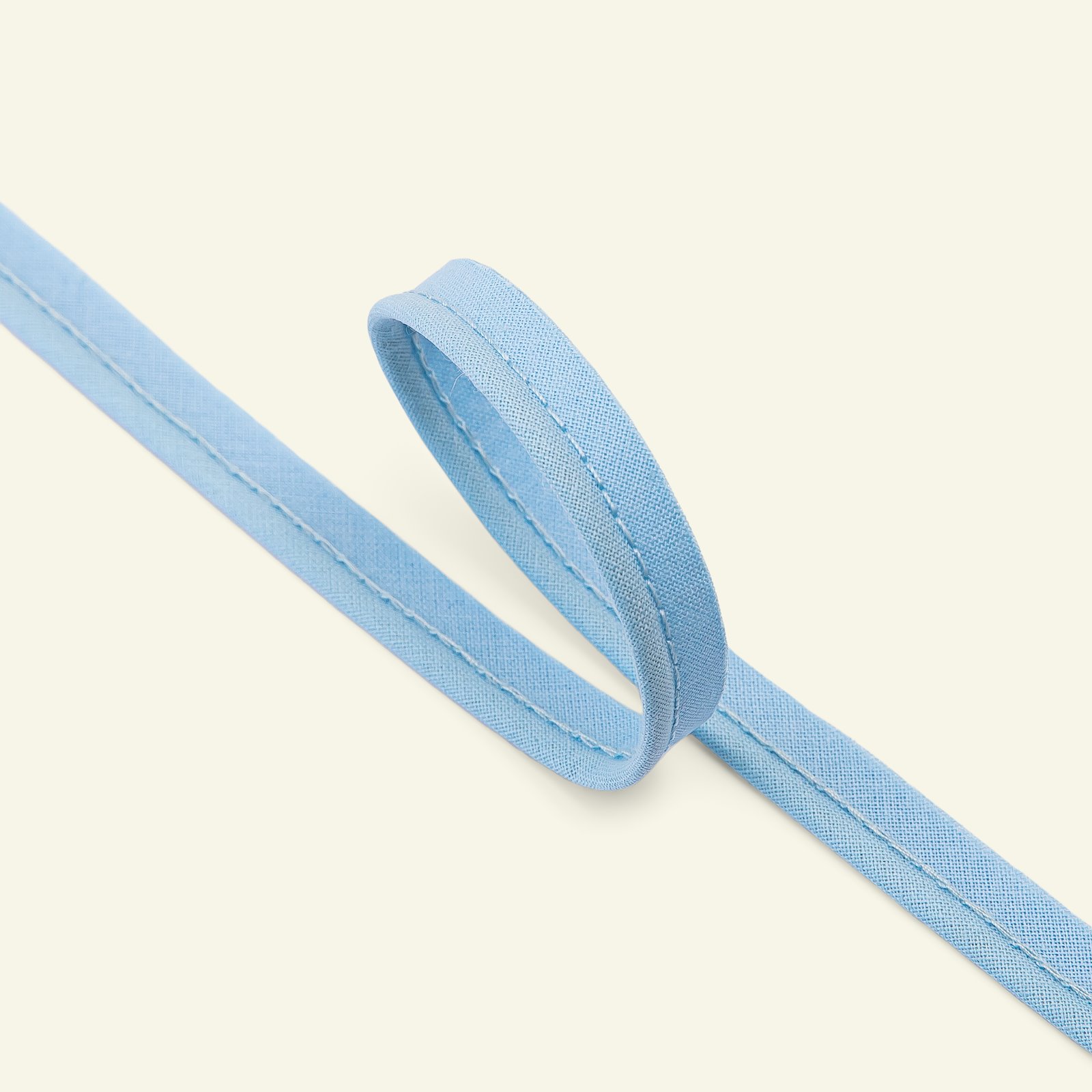 Piping ribbon cotton 4mm light blue 5m 71019_pack