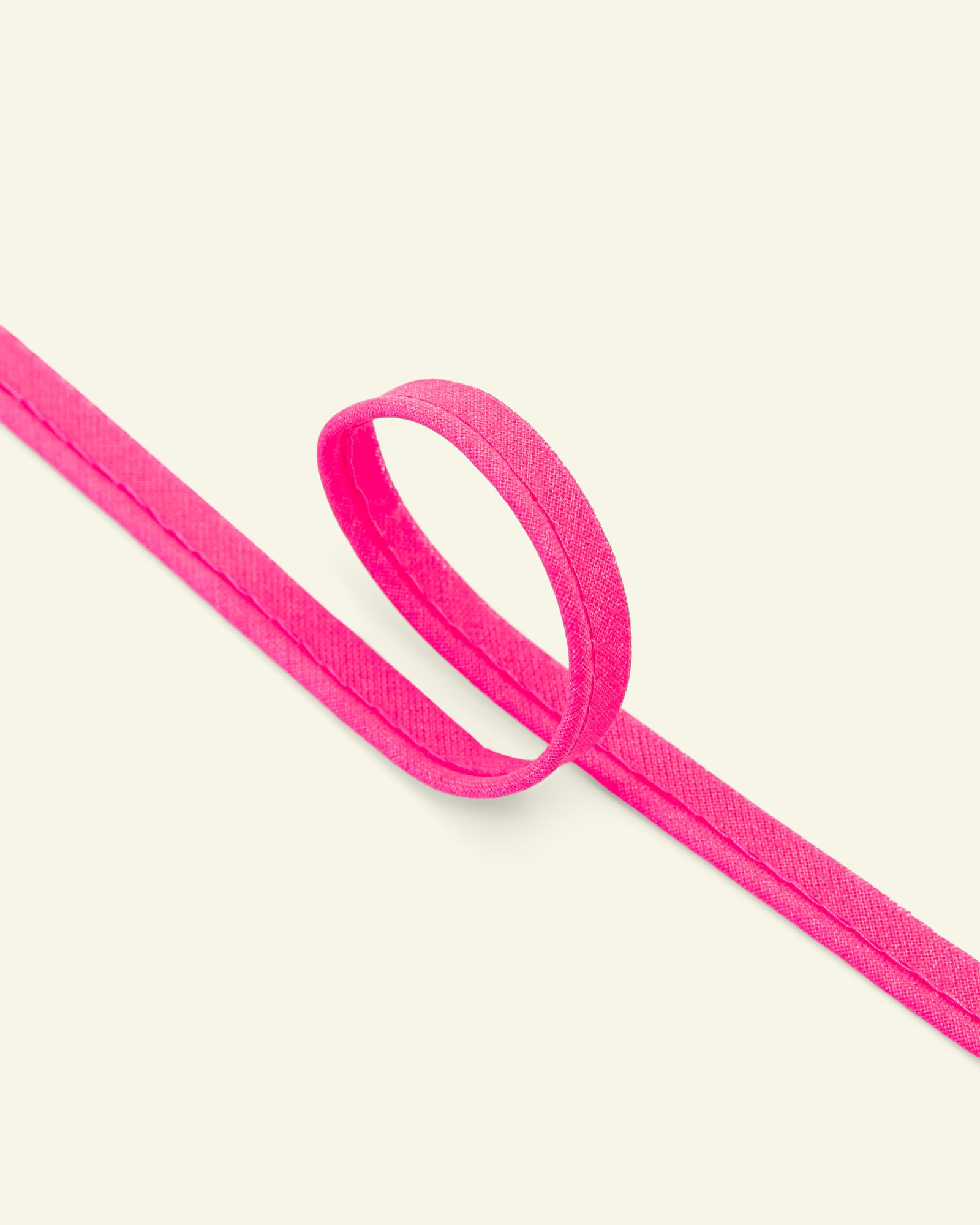 Piping ribbon cotton 4mm neon pink 3m 71141_pack
