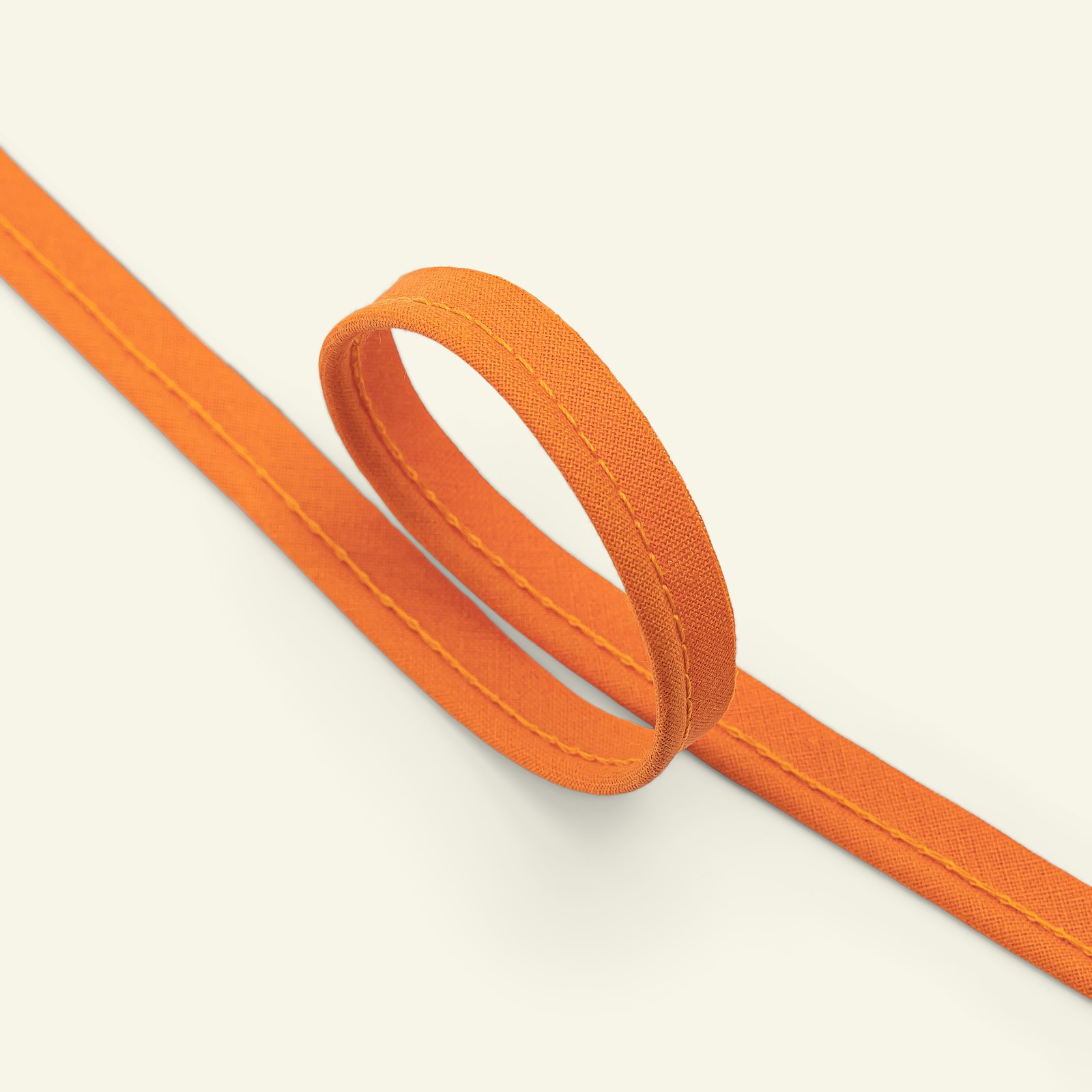 Piping ribbon cotton 4mm orange 5m 71006_pack