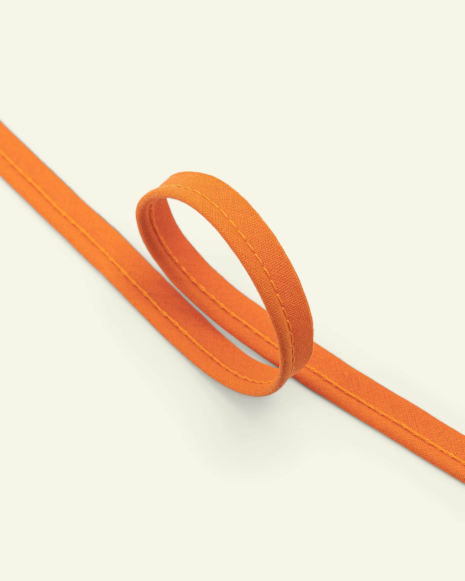 Piping ribbon cotton 4mm orange 5m 71006_pack