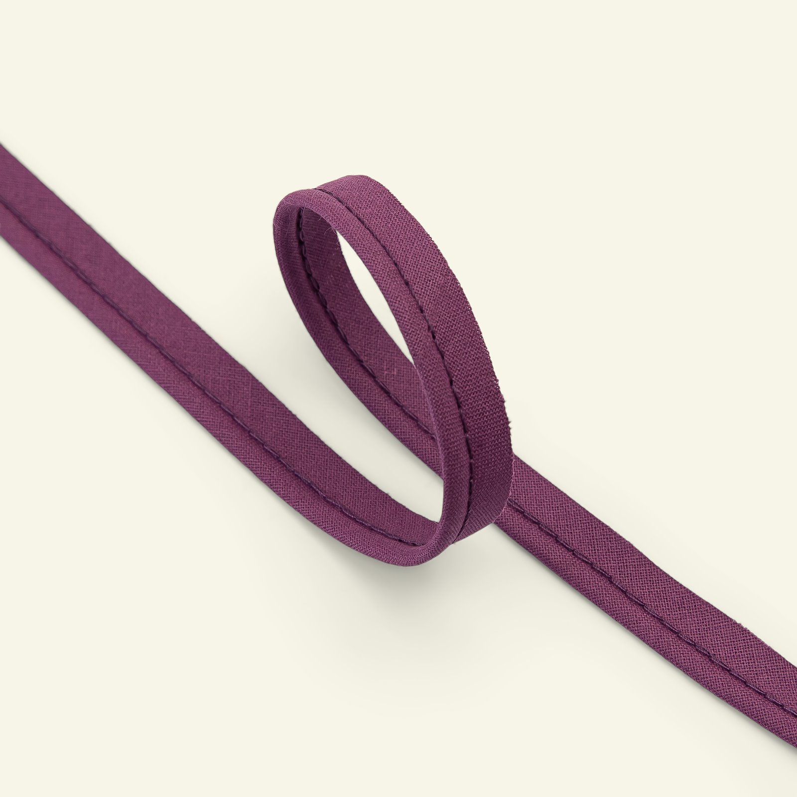 Piping ribbon cotton 4mm plum 5m 71016_pack