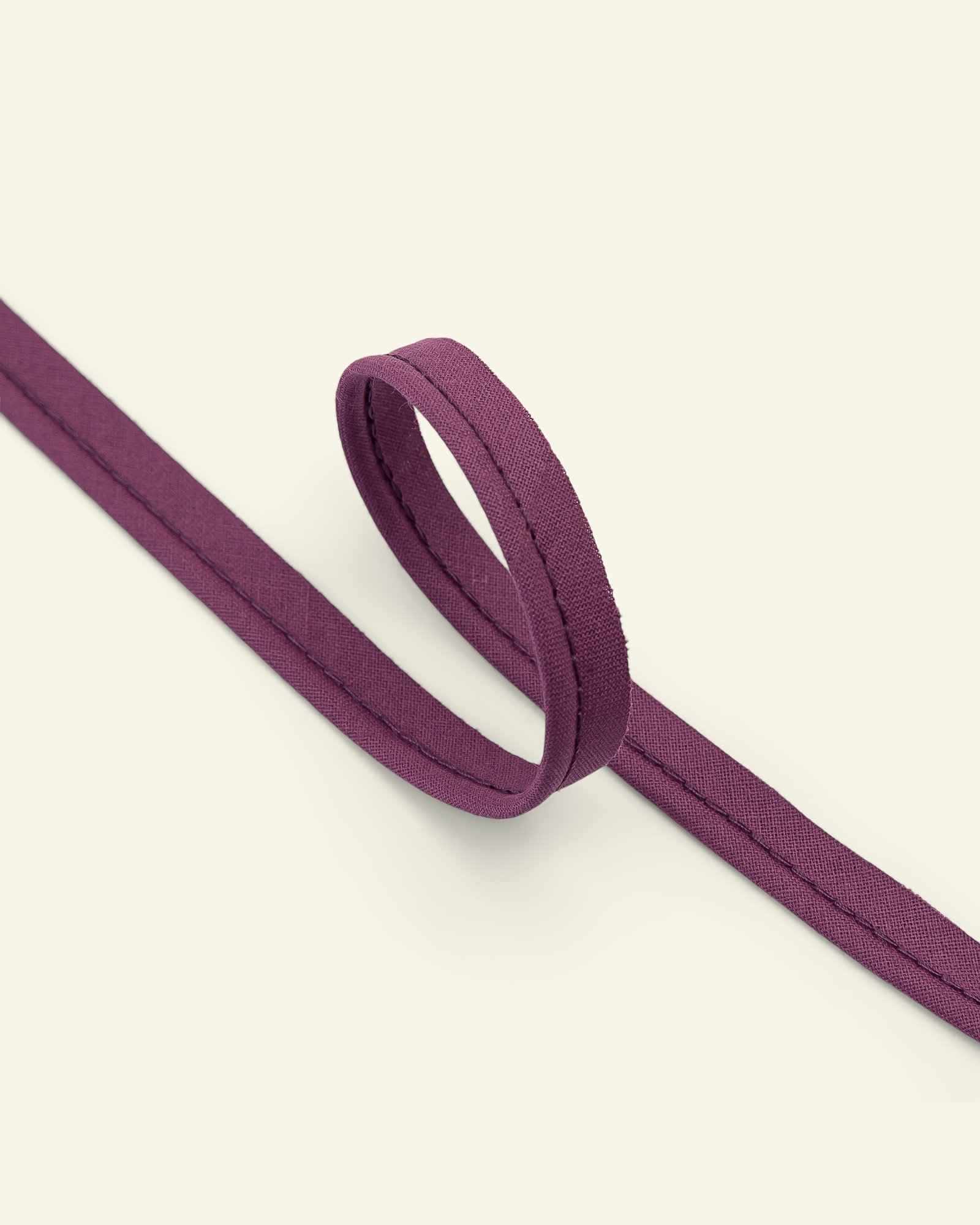 Piping ribbon cotton 4mm plum 5m 71016_pack