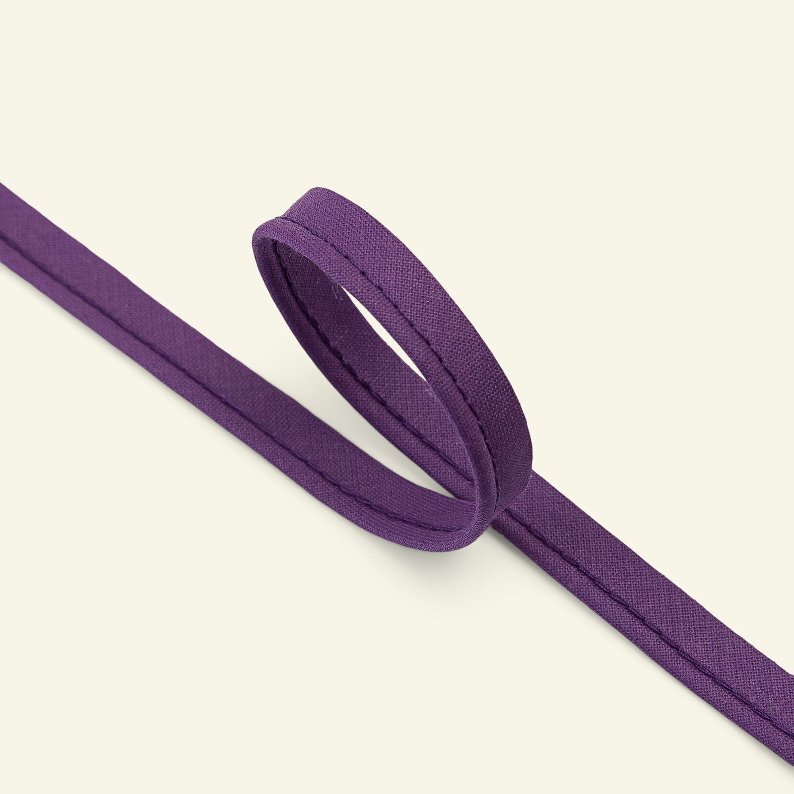 Piping ribbon cotton 4mm purple 5m 71017_pack