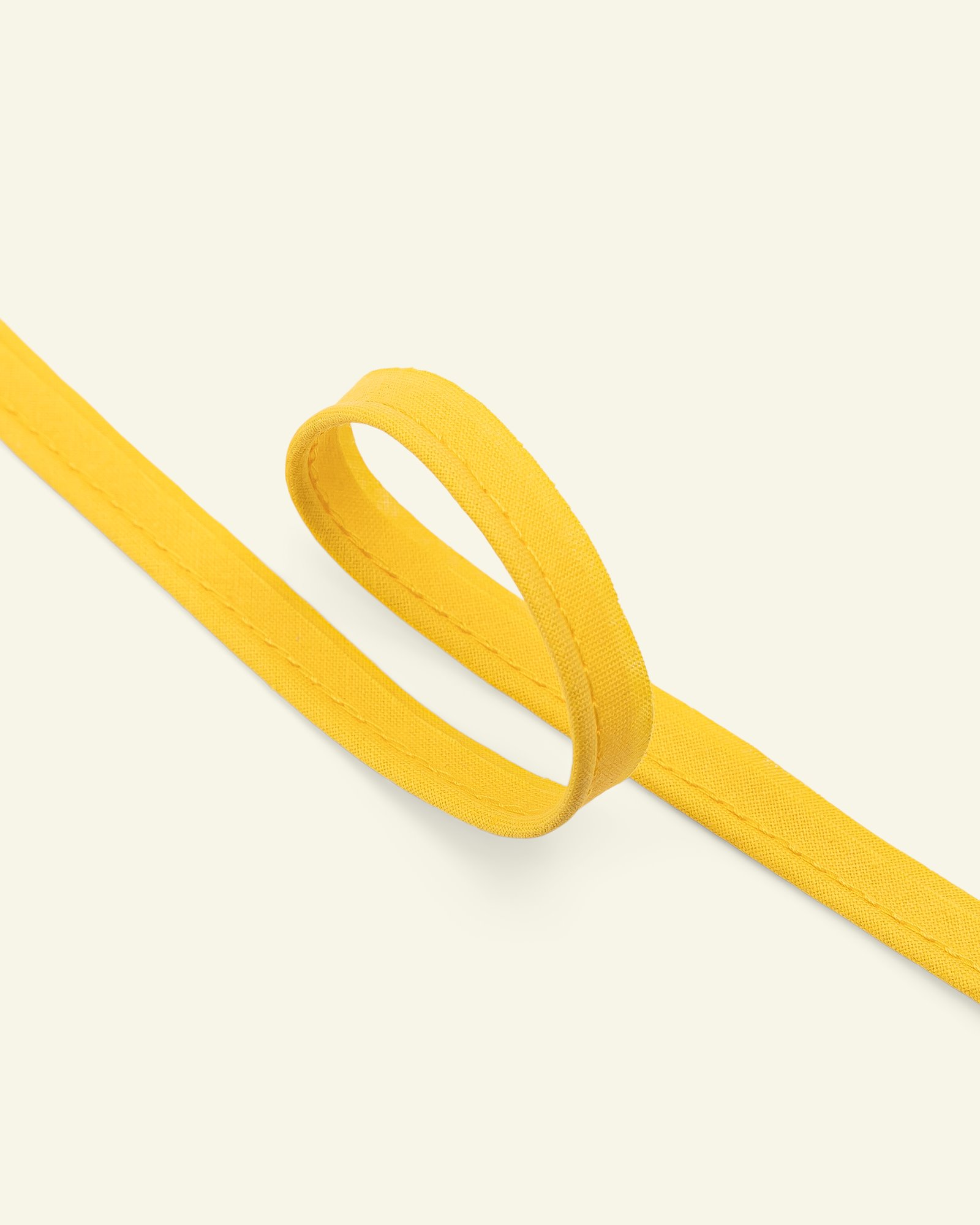 Piping ribbon cotton 4mm yellow 5m 71085_pack