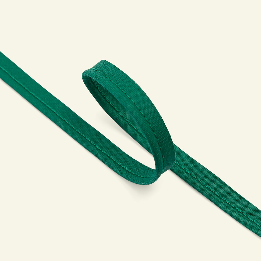 Billede af Pipingbånd bomuld 4mm grøn 5m
