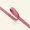 Pipingbånd bomuld 4mm klar rosa 5m