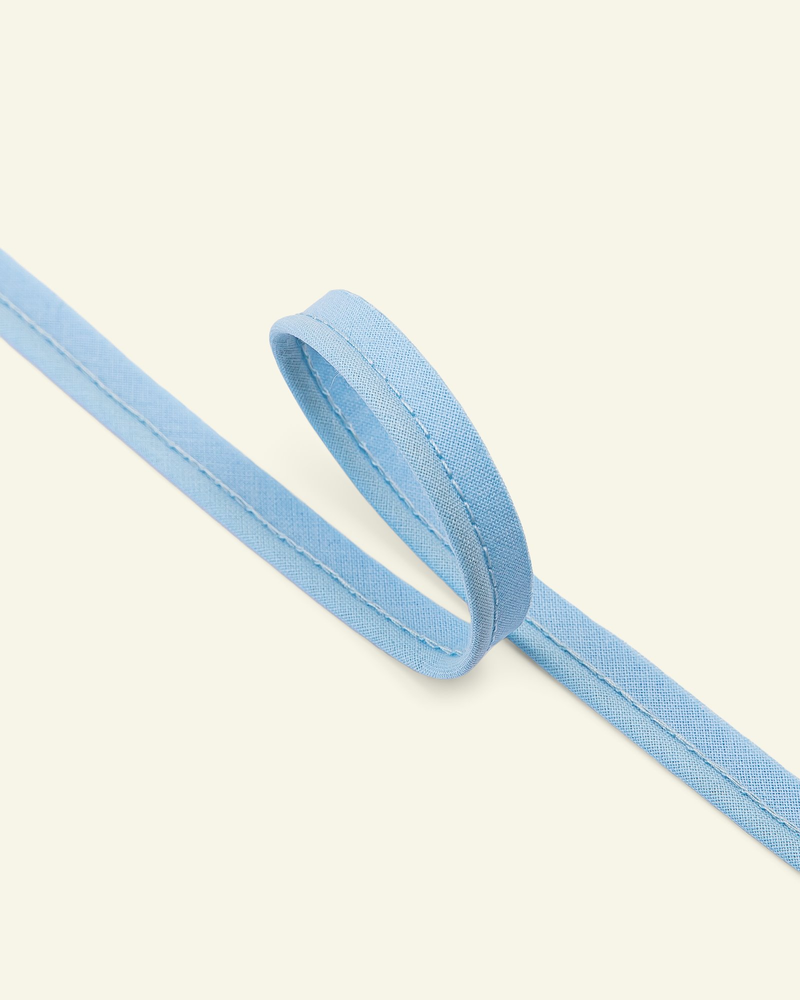 Pipingbånd bomuld 4mm lys blå 5m 71019_pack