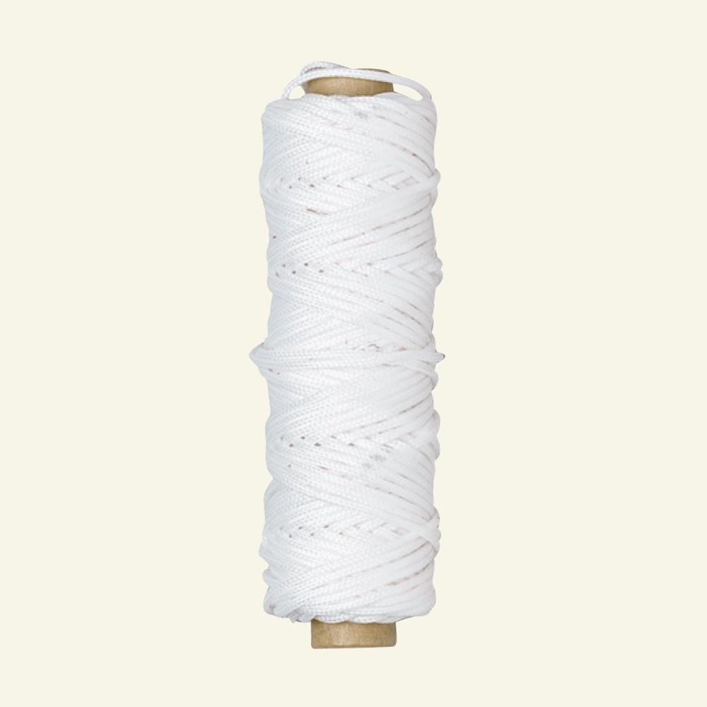 Polyester string 1,5mm white 15m
